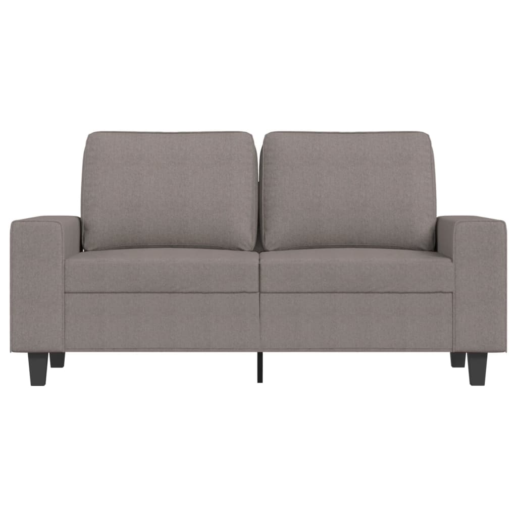 Dvosjed od tkanine smeđesivi 120 cm