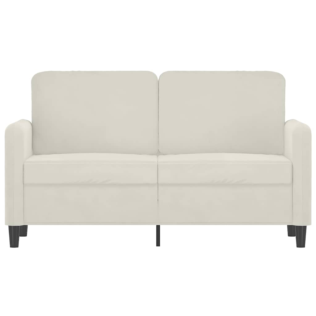 Dvosjed krem 120 cm baršunasti