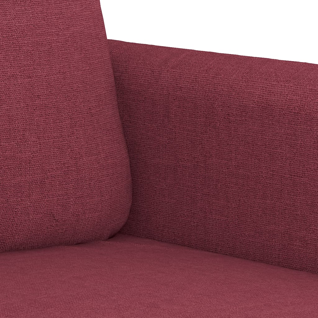 Fotelja crvena boja vina 60 cm od tkanine