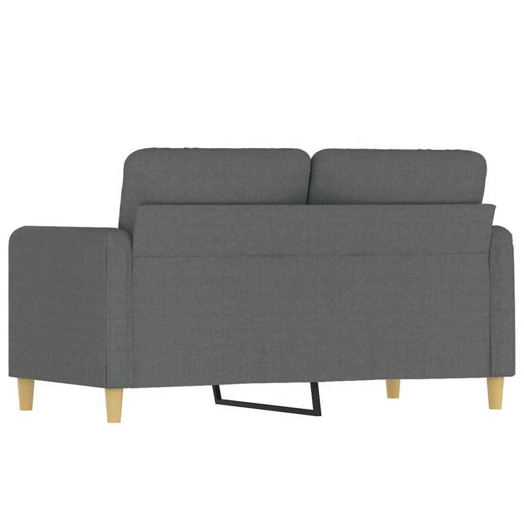 Dvosjed od tkanine tamnosivi 120 cm