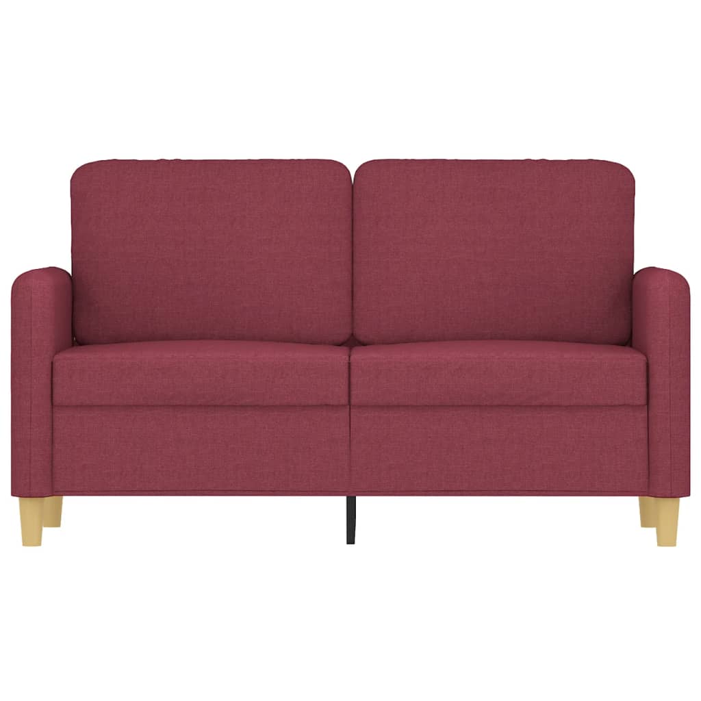 Dvosjed od tkanine crvena boja vina 120 cm