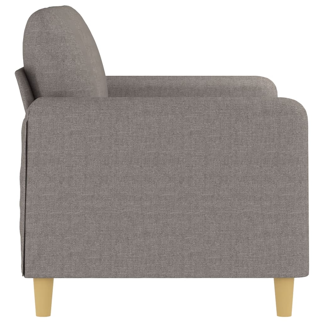 Dvosjed od tkanine smeđesivi 120 cm