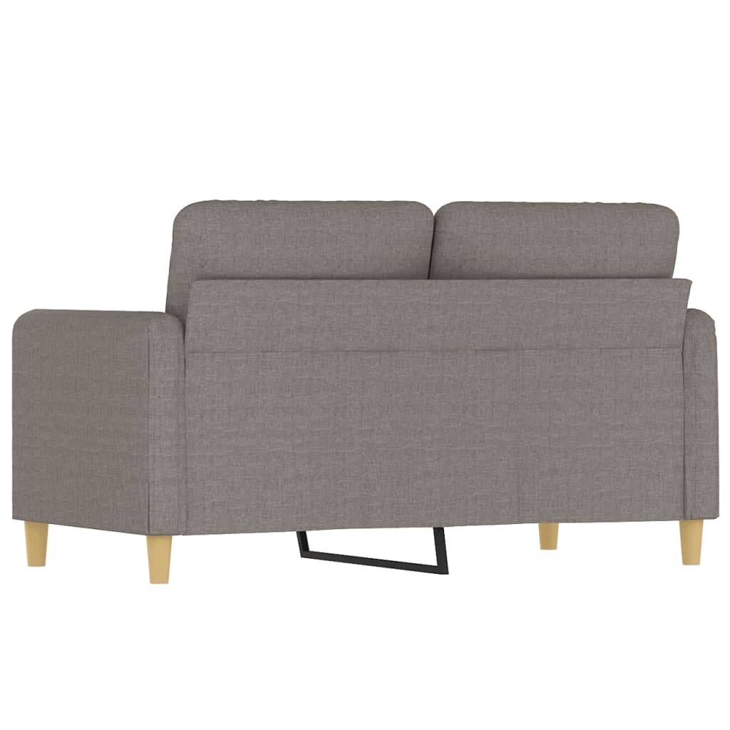 Dvosjed od tkanine smeđesivi 120 cm