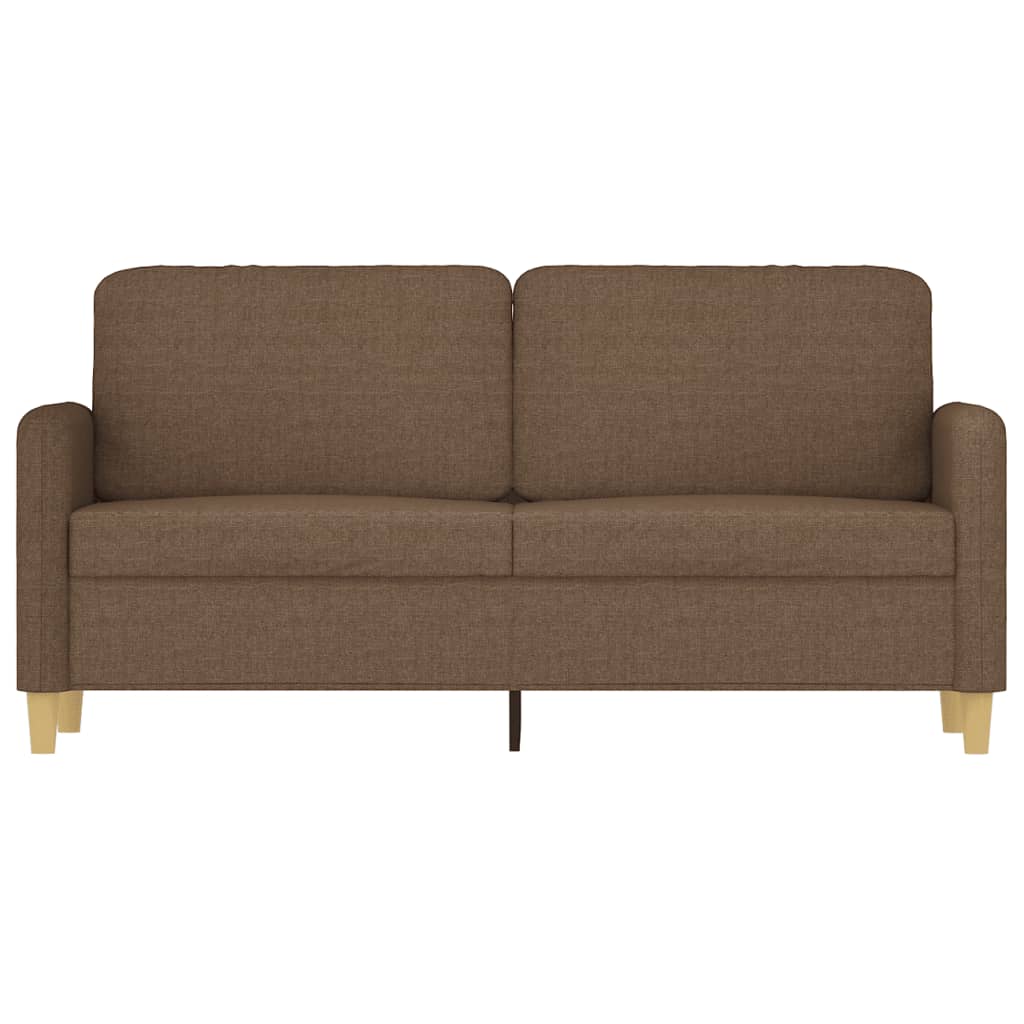 Dvosjed od tkanine smeđi 140 cm