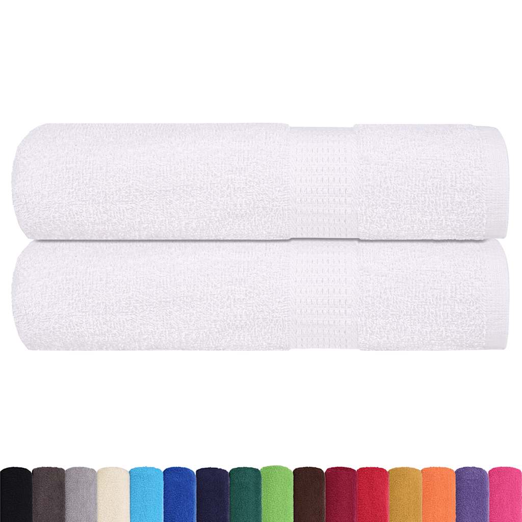 Ručnici za kupanje FROGN 2 kom Bijeli 100x150 cm 360 g/m²