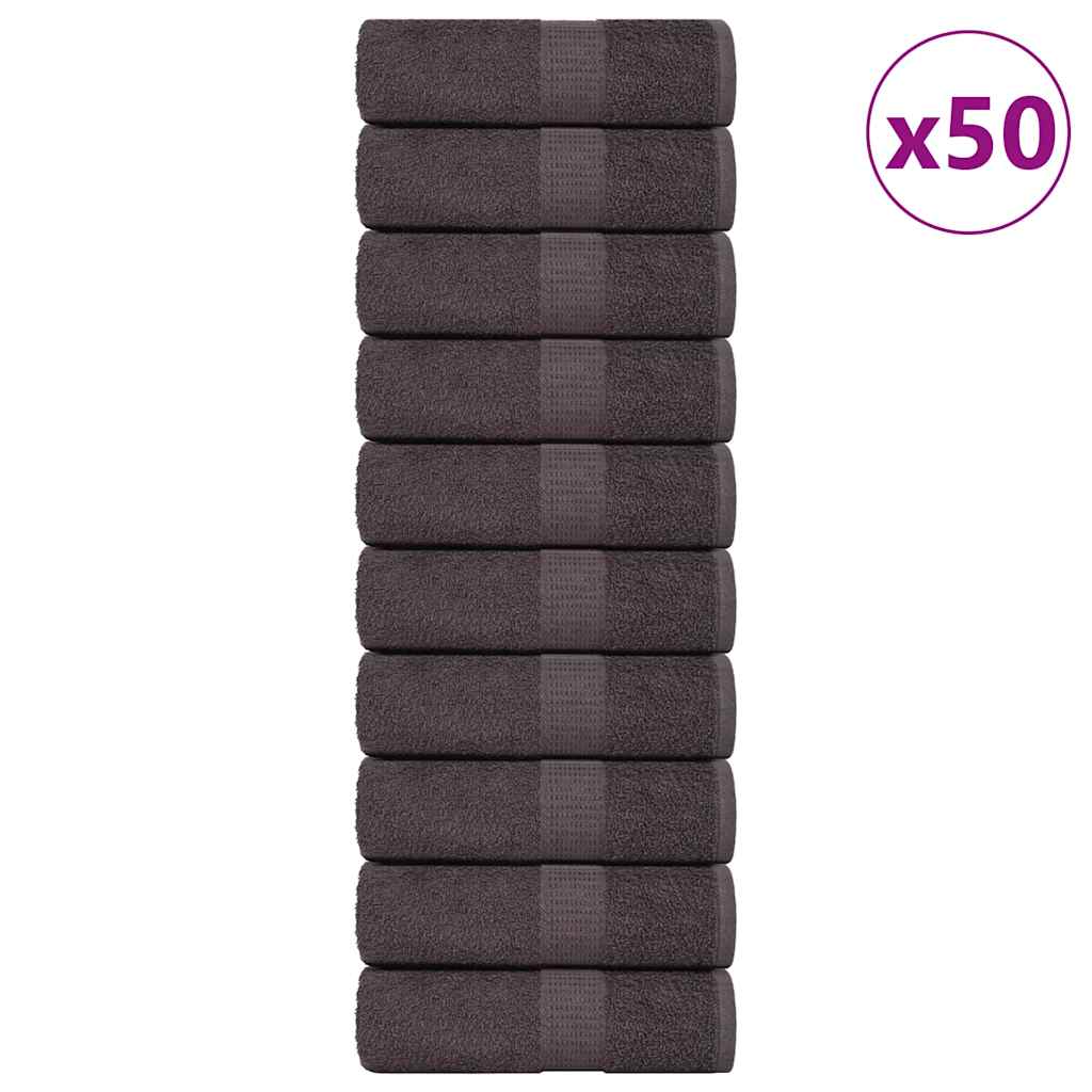 Ručnici za goste FROGN 50 kom antracit 30x50 cm 360 g/m²