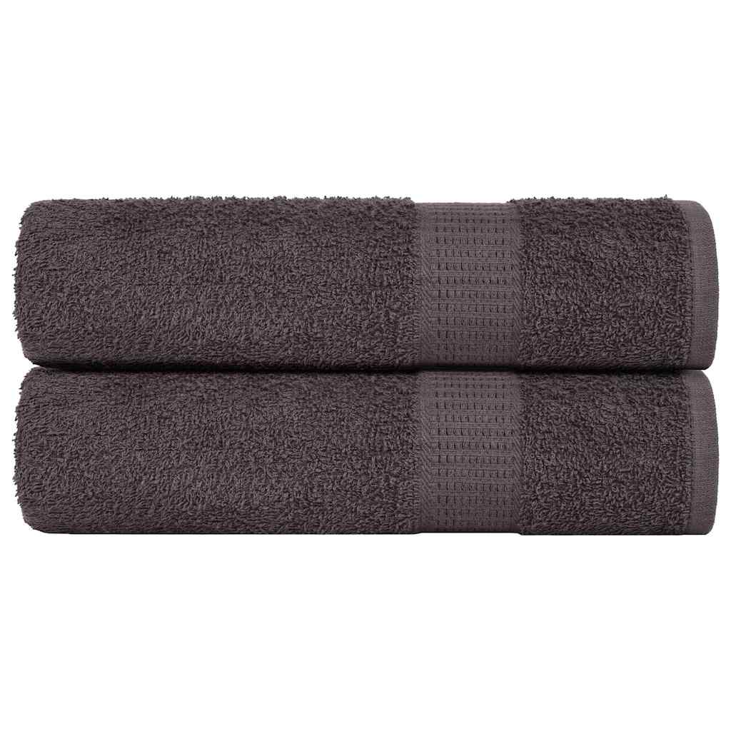 Ručnici za tuširanje FROGN 2 kom. Antracit 70x140 cm 360 g/m²