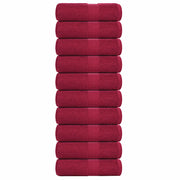 Ručnici za pranje FROGN 10 kom bordo 30x30 cm 360 g/m²