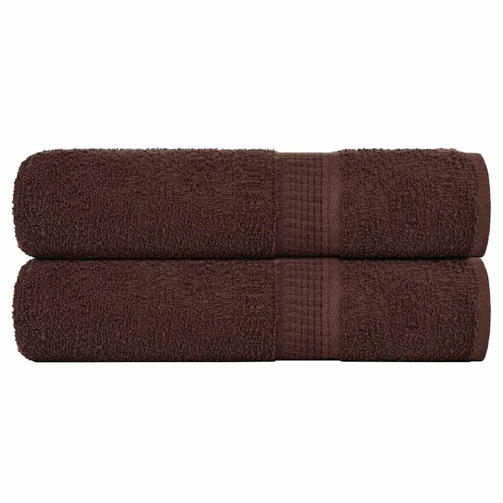 Ručnici za kupanje FROGN 2 kom smeđi 100x150 cm 360 g/m²