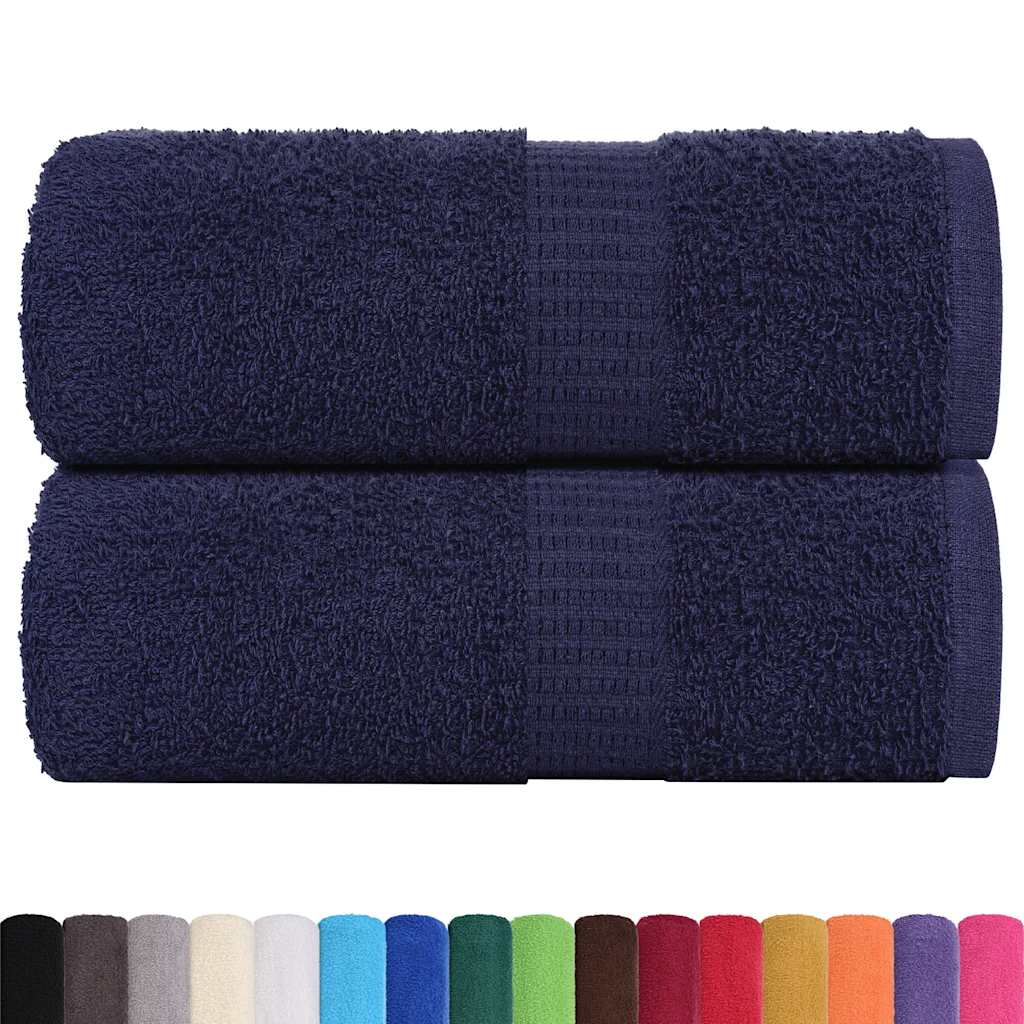 Ručnici za goste FROGN 2 kom. tamnoplave boje 30x50 cm 360 g/m²