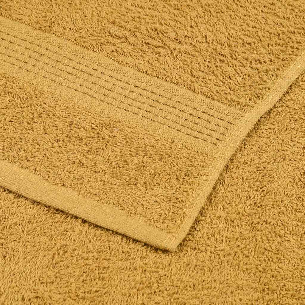 Ručnici za pranje FROGN 10 kom zlatne boje 30x30 cm 360 g/m²
