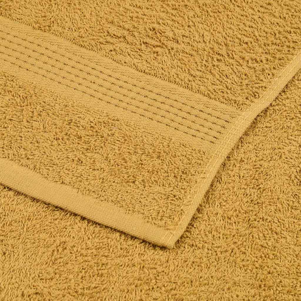 Ručnici za kupanje FROGN 10 kom zlatni 100x150 cm 360 g/m²