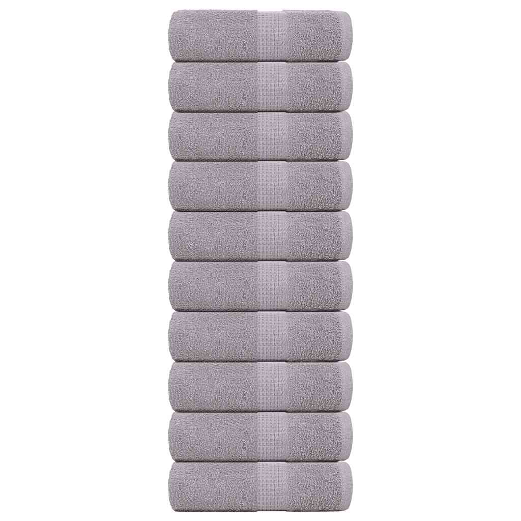 Ručnici za pranje FROGN 10 kom sivi 30x30 cm 360 g/m²