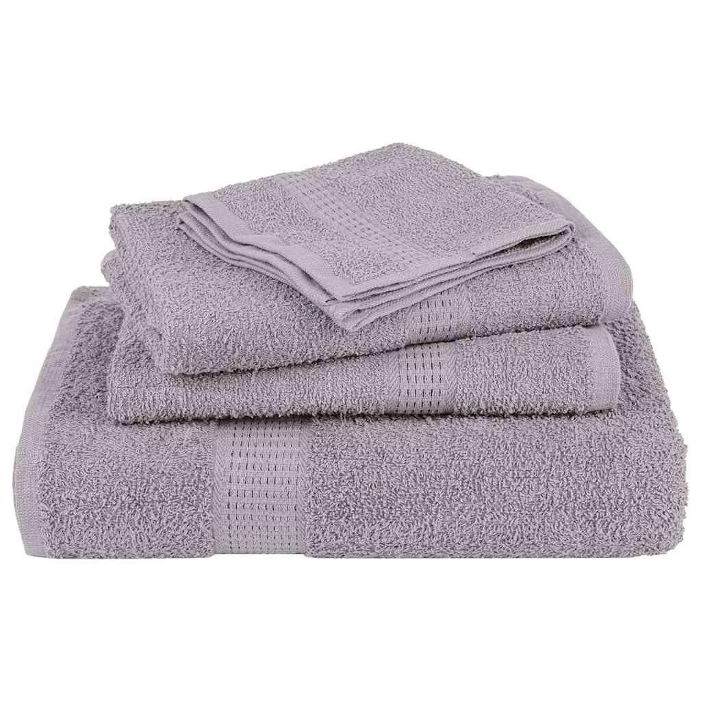 Ručnici za ruke FROGN 10 kom sivi 50x100 cm 360 g/m²