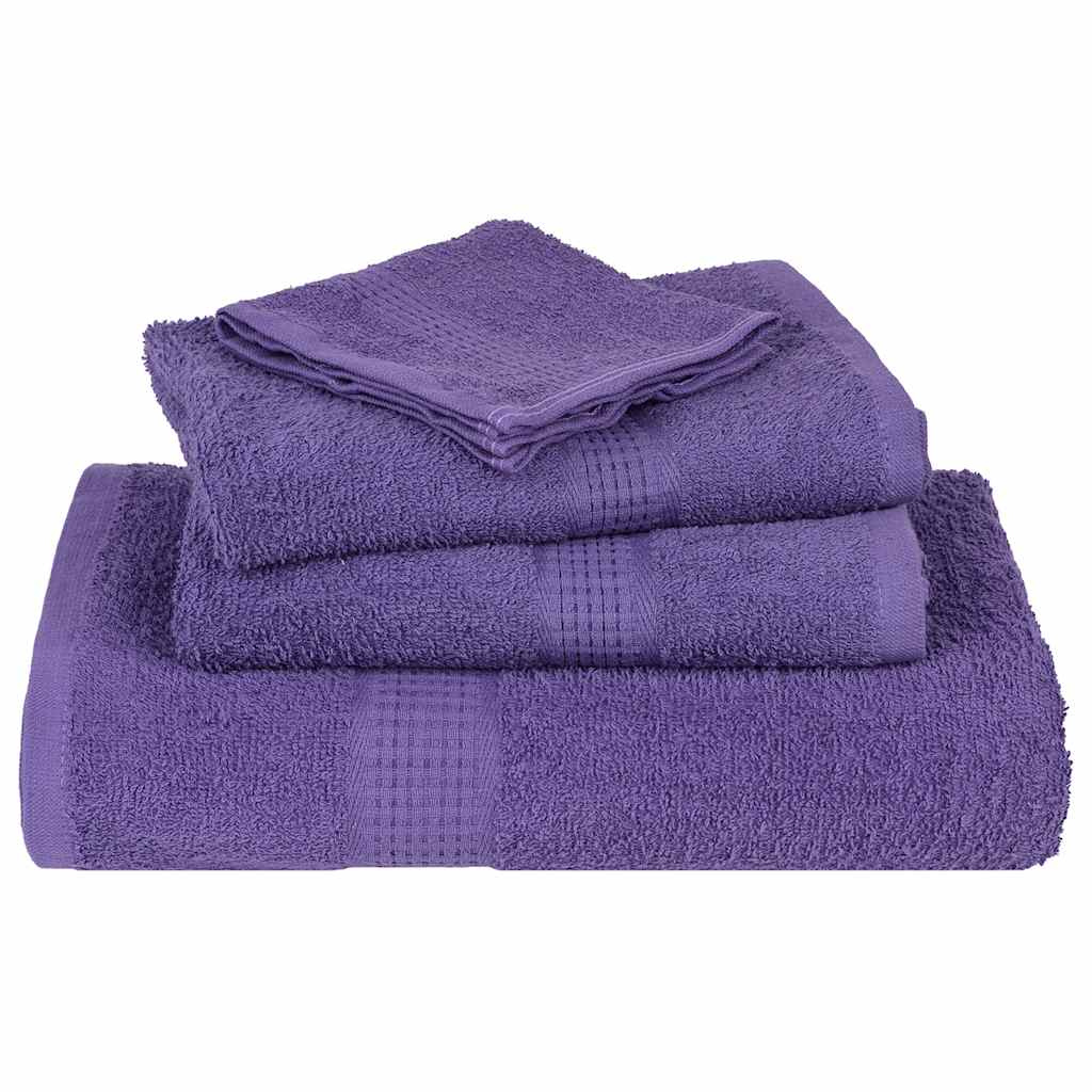 Ručnici za kupanje FROGN 10 kom ljubičasti 100x150 cm 360 g/m²