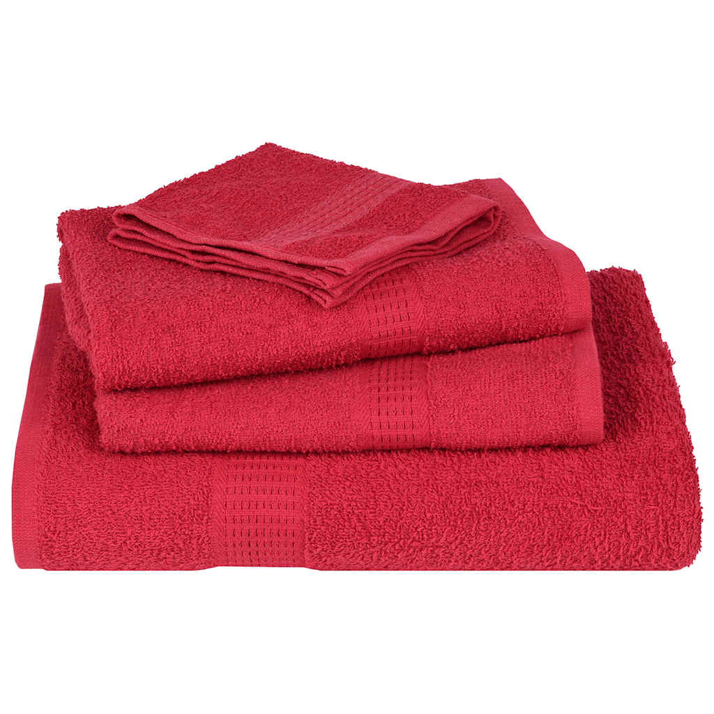 Ručnici za goste FROGN 10 kom. crveni 30x50 cm 360 g/m²