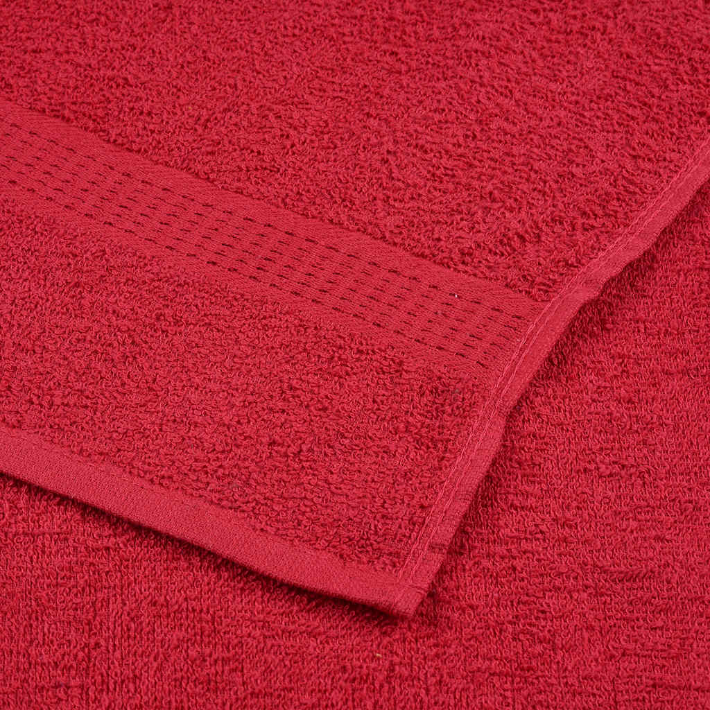 Ručnici FROGN 10 kom crveni 100x200 cm 360 g/m²