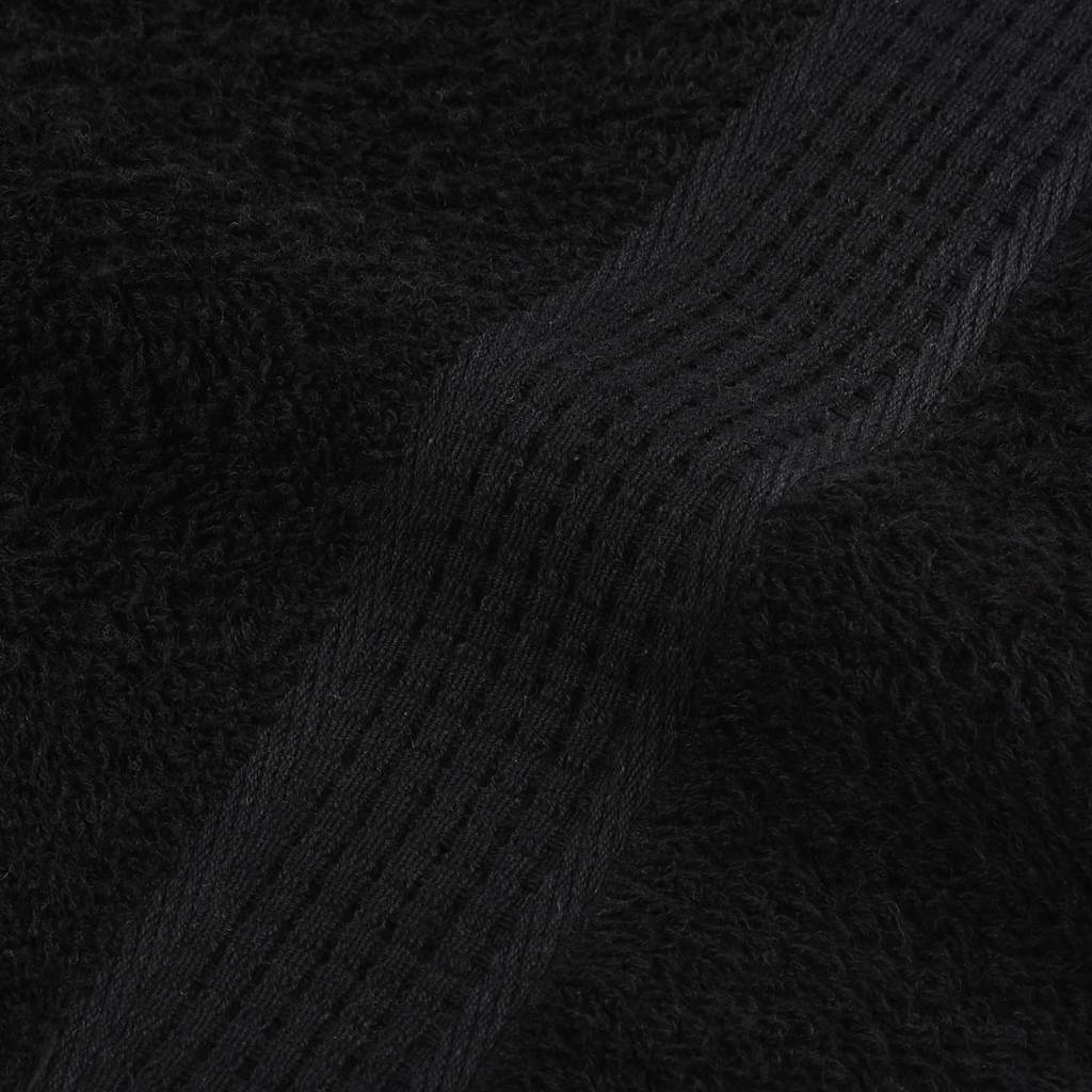 Ručnici za kupanje FROGN 4 kom crni 100x150 cm 360 g/m²