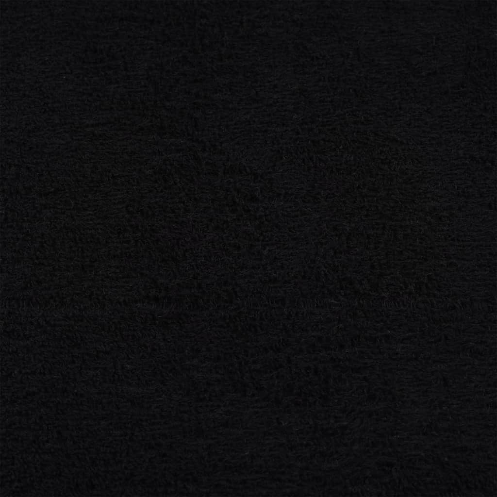 Ručnici za saunu FROGN 2 kom crne 80x200 cm 360 g/m²
