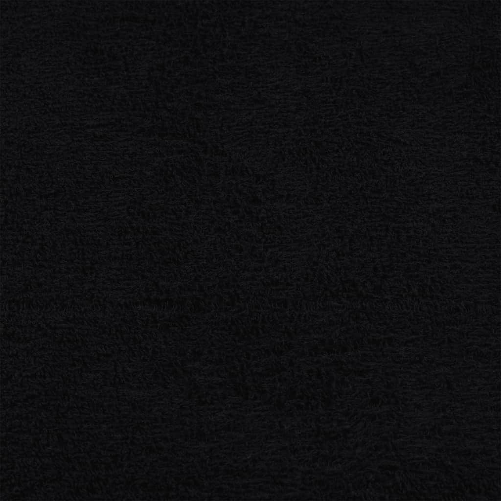Ručnici FROGN 2 kom crni 100x200 cm 360 g/m²