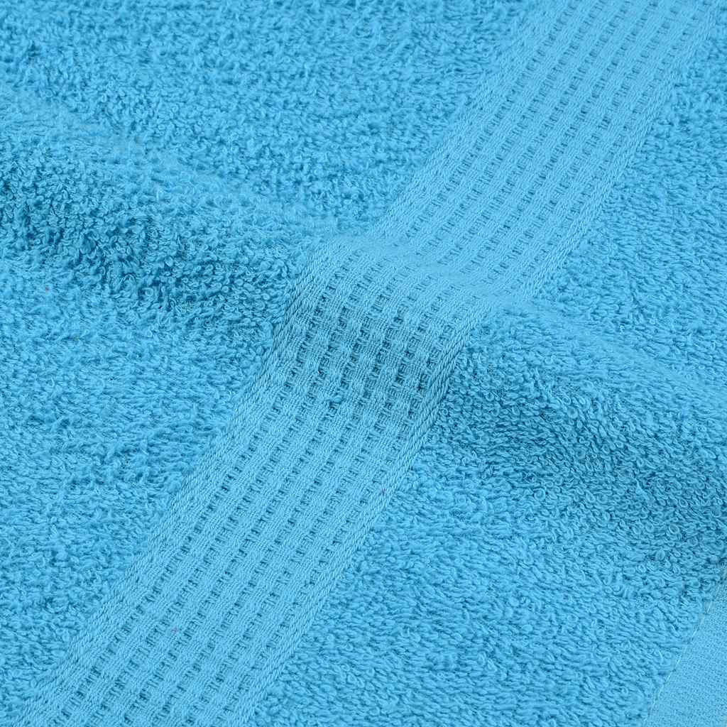 Ručnici za ruke FROGN 10 kom tirkizni 50x100 cm 360 g/m²