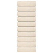 Ručnici za pranje FROGN 10 kom krem boje 30x30 cm 360 g/m²