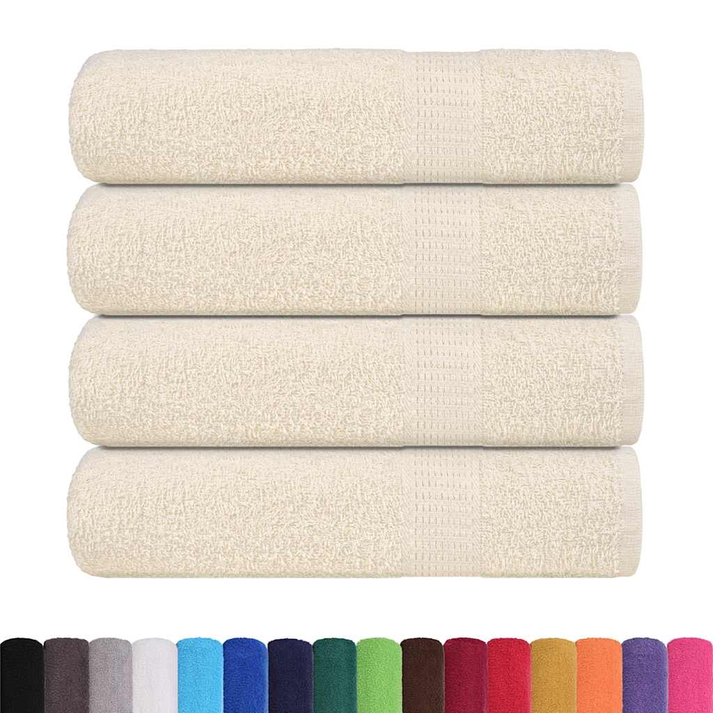 Ručnici za kupanje FROGN 4 kom krem 100x150 cm 360 g/m²