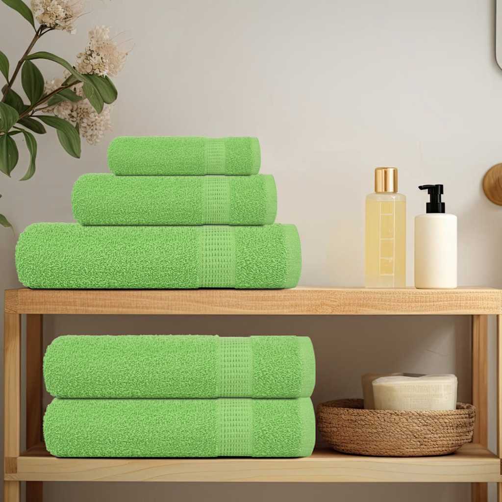 Ručnici za goste FROGN 10 kom. Zelene boje jabuke 30x50 cm 360 g/m²