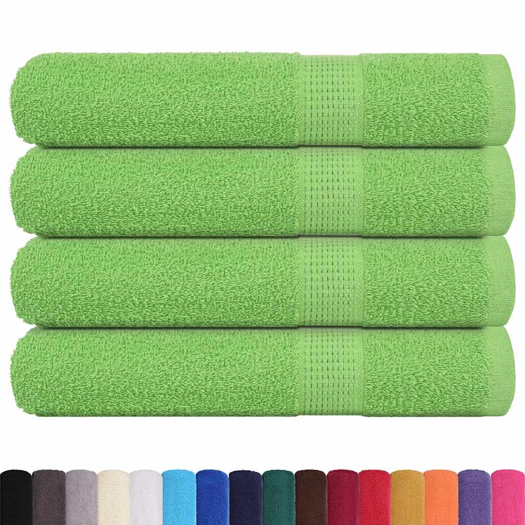Ručnici za saunu FROGN 4 kom jabukasto zelene 80x200 cm 360 g/m²