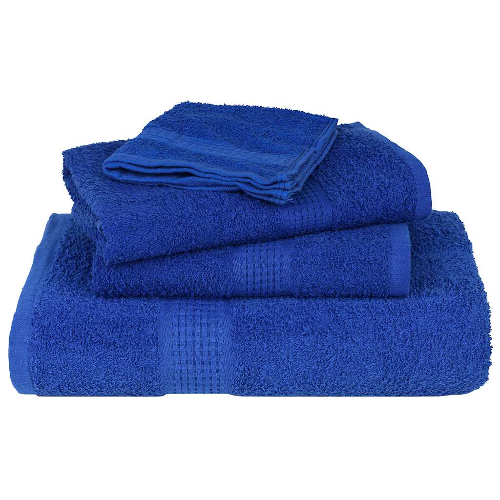 Set ručnika FROGN od 8 dijelova plavi 360 g/m²