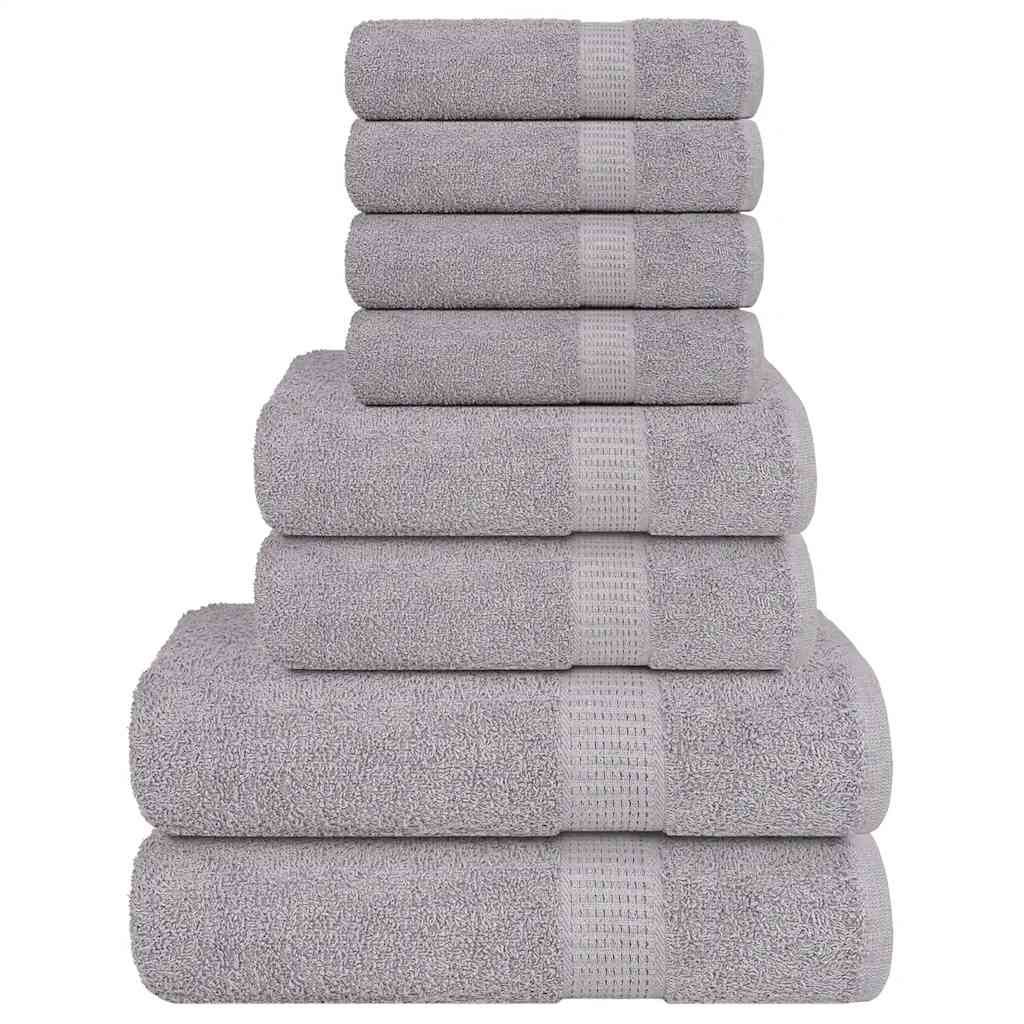 Set ručnika FROGN od 8 dijelova sivi 360 g/m²