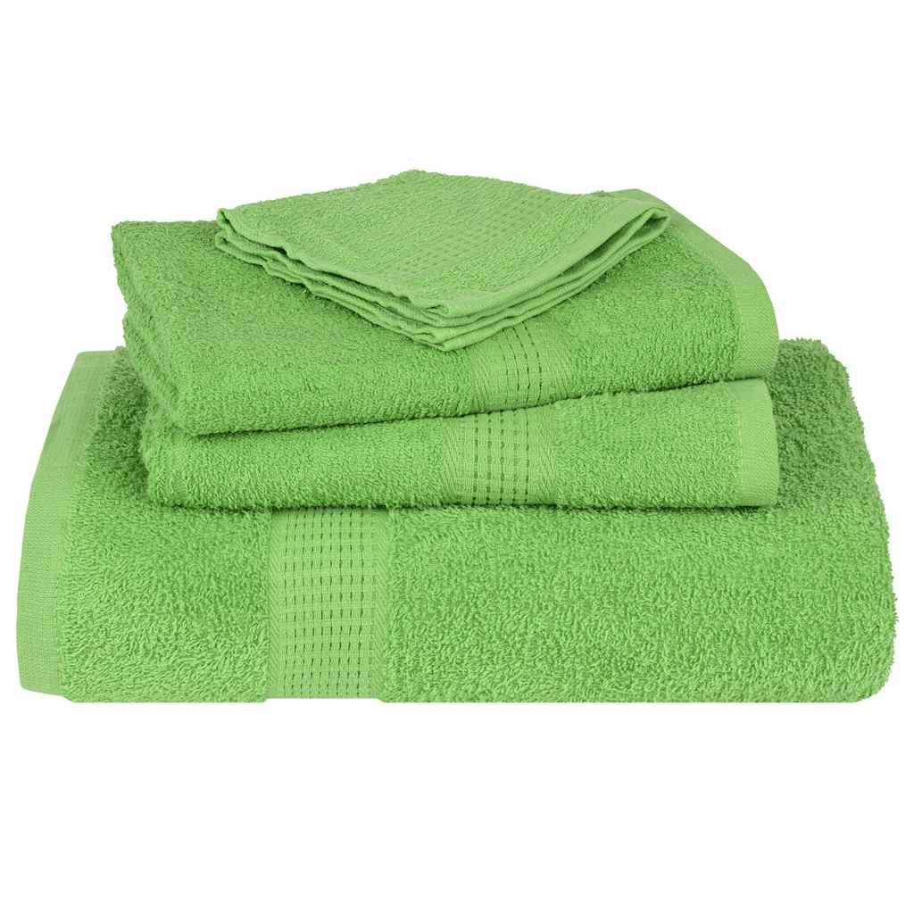 Set ručnika FROGN od 8 dijelova jabukasto zelene boje 360 g/m²