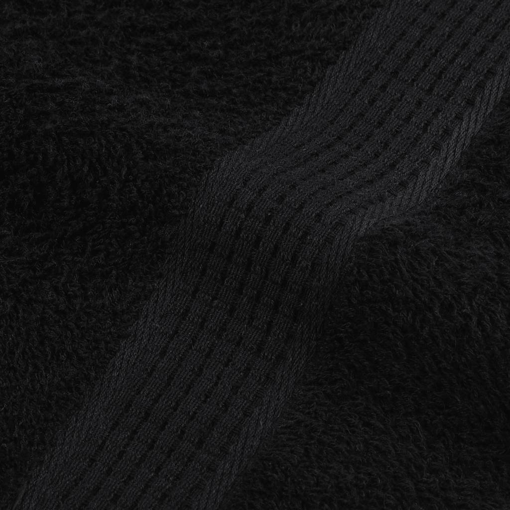 Set ručnika FROGN od 6 dijelova crni 360 g/m²