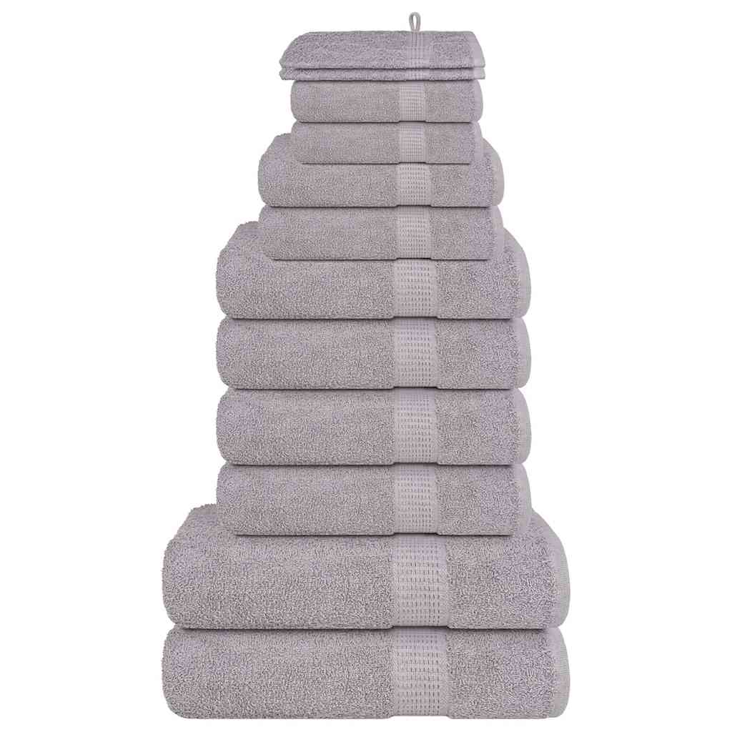 Set ručnika FROGN od 12 dijelova sivi 360 g/m²