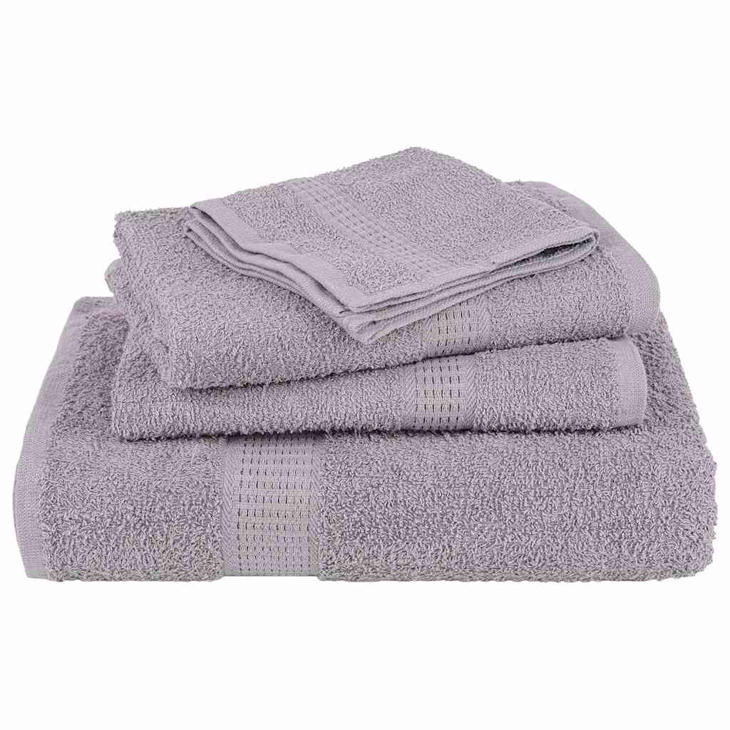 Set ručnika FROGN od 12 dijelova sivi 360 g/m²