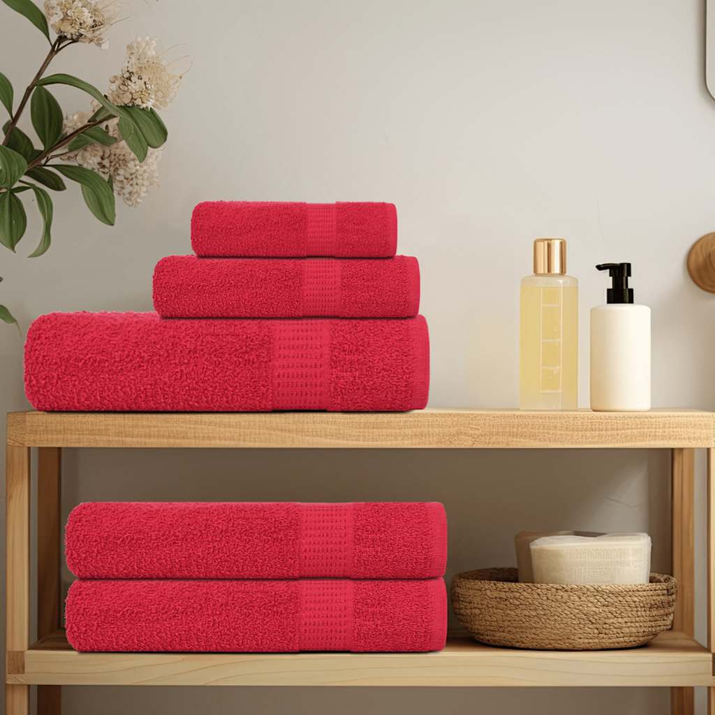 Set ručnika FROGN od 12 dijelova crveni 360 g/m²