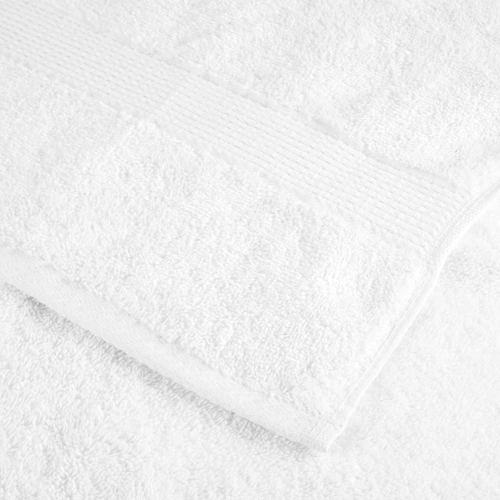 Premium ručnici za pranje SOLUND 50 kom Bijeli 30x30 cm 600 g/m²