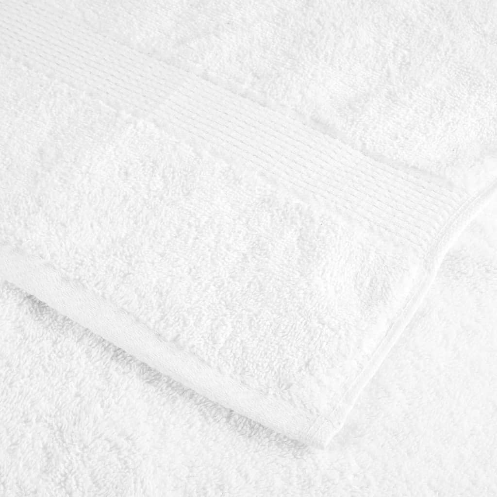 Premium ručnici za goste SOLUND 2 kom. Bijeli 30x50 cm 600 g/m²