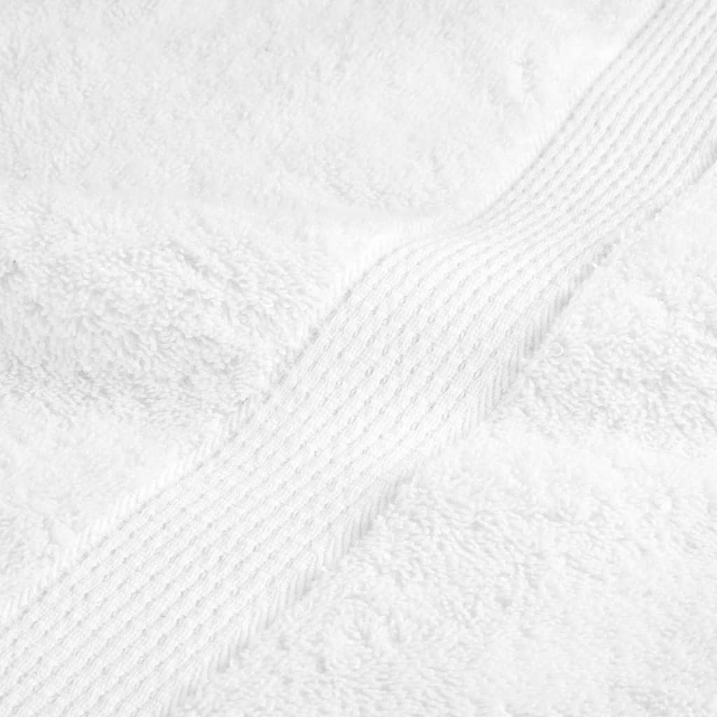 Premium ručnici za goste SOLUND 10 kom. Bijeli 30x50 cm 600 g/m²