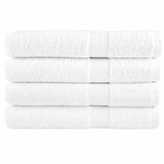 Ručnici za saunu SOLUND 4 kom bijeli 80 x 200 cm 600 gsm