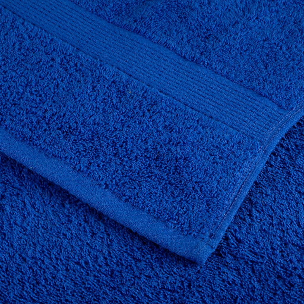 Ručnici za saunu SOLUND 4 kom plavi 80 x 200 cm 600 gsm