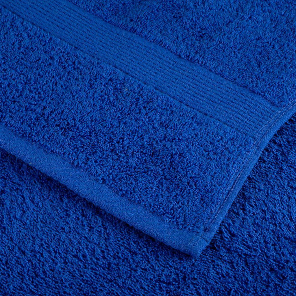 Ručnici za saunu SOLUND 10 kom plavi 80 x 200 cm 600 gsm