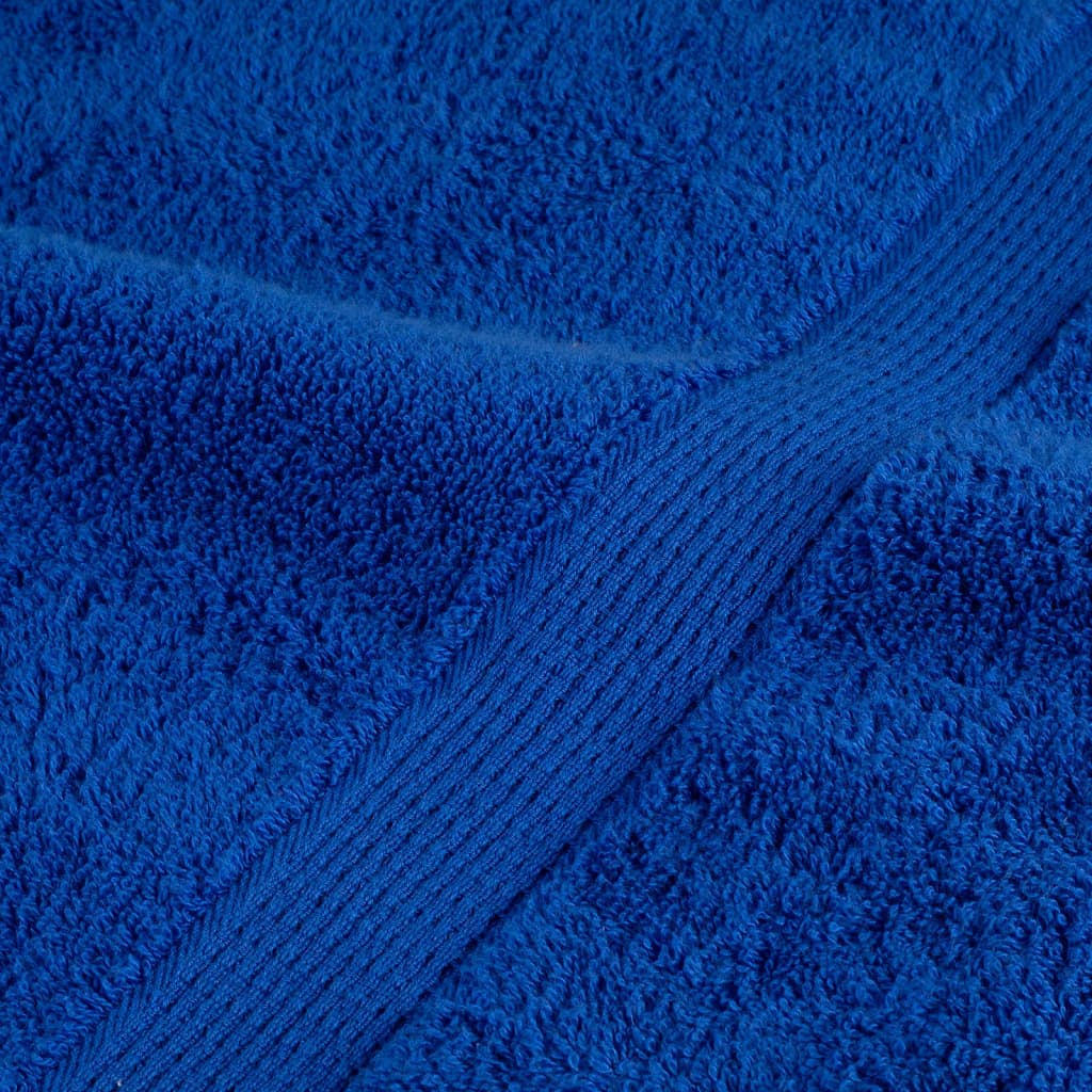 Ručnici SOLUND 10 kom plavi 100 x 200 cm 600 gsm