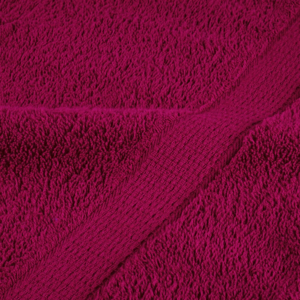 Premium ručnici za tuširanje SOLUND 2 kom Bordeaux 70x140 cm 600 gsm