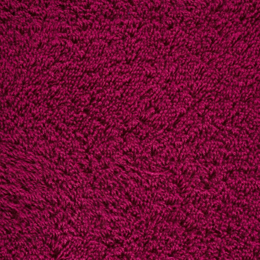 Ručnici SOLUND 10 kom bordo 100 x 200 cm 600 gsm
