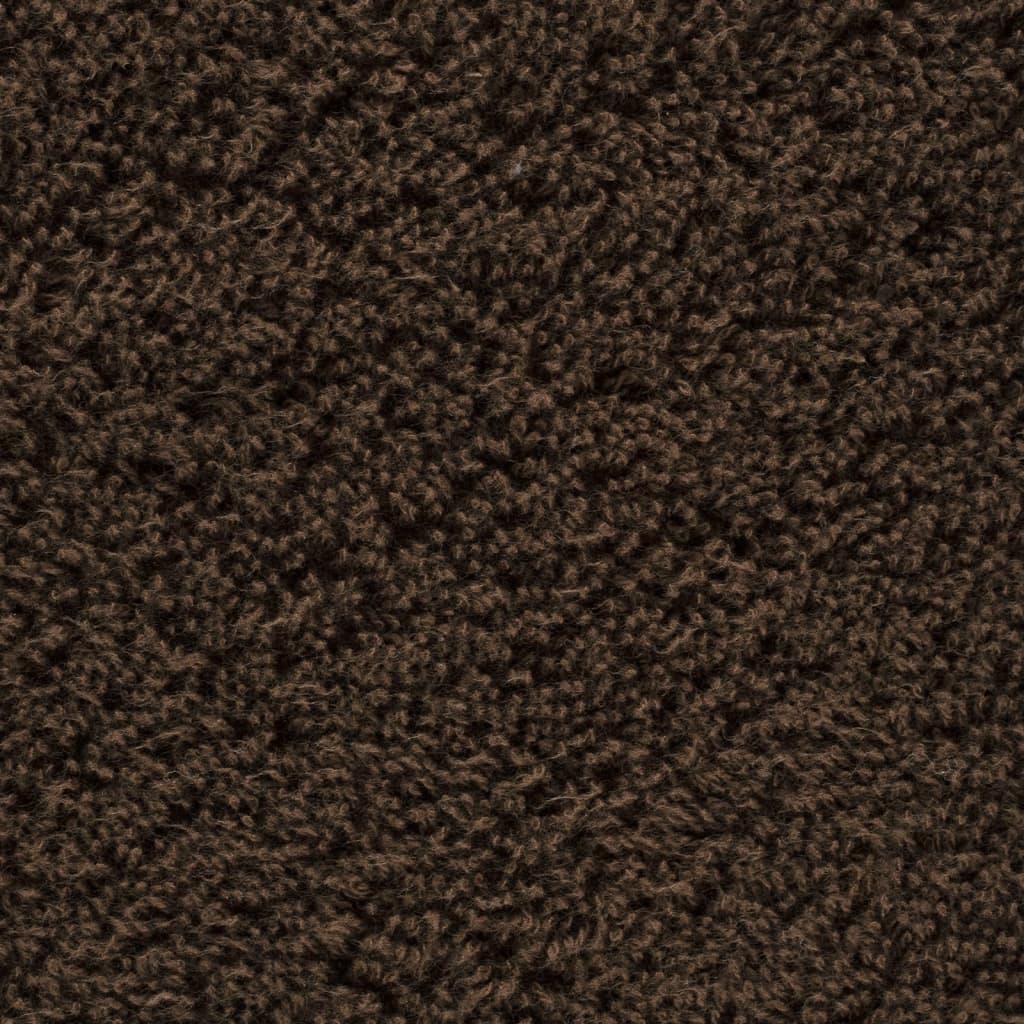 Ručnici SOLUND 10 kom smeđi 100 x 200 cm 600 gsm