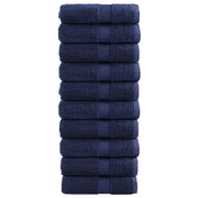 Premium ručnici za pranje SOLUND 10 kom tamnoplave boje 30x30 cm 600 g/m²