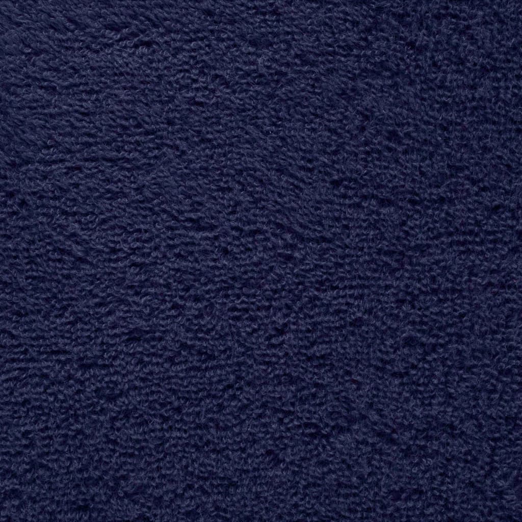 Premium ručnici za pranje SOLUND 10 kom tamnoplave boje 30x30 cm 600 g/m²