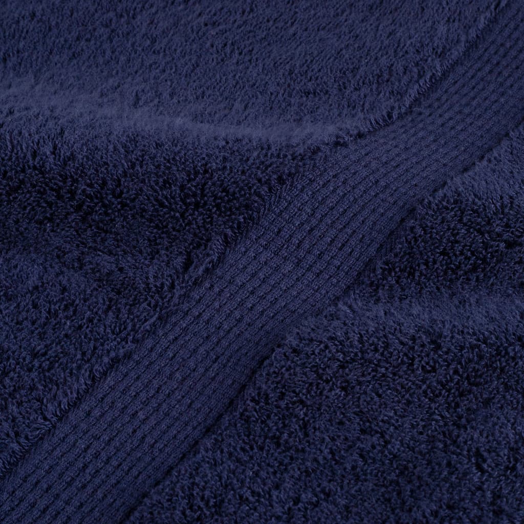 Premium ručnici za pranje SOLUND 10 kom tamnoplave boje 30x30 cm 600 g/m²