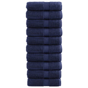 Premium ručnici za goste SOLUND 10 kom. tamnoplave boje 30x50 cm 600 g/m²